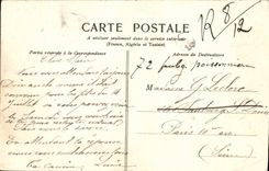 Parque de Versalles de la POSTAL de la VENDIMIA de grande el trianon el aparador