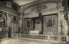 Parque de la POSTAL de la VENDIMIA de sitio de Versalles de ser dormido del rey Louis XIV