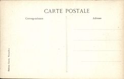 Ataque frontal del trianon de Versalles de la POSTAL de la VENDIMIA pequeño hacia grande el trianon