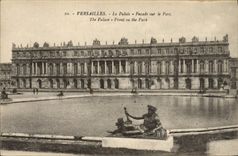 CPA Versailles Le Palais Facade Sur Le Parc