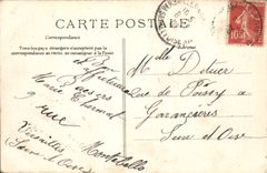 CPA Parc De Versailles Debarcadere du canal Bateaux 