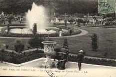 CPA Parc De Versailles Les Parterres Le Jour Des Grandes Eaux