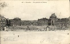 CPA Versailles Vue Generale du chateau