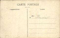 Jardín de Versalles de la POSTAL de la VENDIMIA de pequeño Trianon el Hamlet la charca y la torre de Marlborough