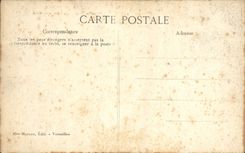 Agua grande de Versalles de la POSTAL de la VENDIMIA el embourbe del tanque