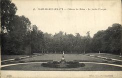 VINTAGE POSTCARD Dammarie the Lilies Castle Of Breau the French Garden
