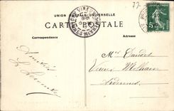 VINTAGE POSTCARD Bray On the Seine Walks