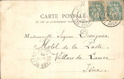 VINTAGE POSTCARD Fontainebleau Rousseau Millet