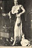 CPA Fontainebleau Napoleon 1er en costume de sacre 
