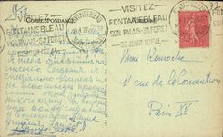 CPA Fontainebleau Napoleon 1er en costume de sacre 