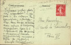 CPA Fontainebleau Le Palais La Porte Du Baptistere