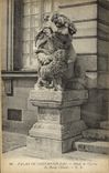 VINTAGE POSTCARD Palais De Fontainebleau Detail Of the entry Of the Chinese Museum China Clouded Dragon