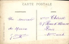 VINTAGE POSTCARD Vareddes Distinct German After the Battle Of the Militaria Marne
