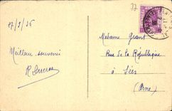 VINTAGE POSTCARD Fontainebleau the Palate the Cabinet Of Abdication