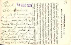 VINTAGE POSTCARD Fontainebleau Palate