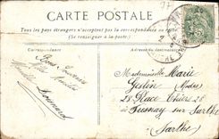 VINTAGE POSTCARD Fontainebleau Court Of Ulysses