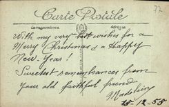 VINTAGE POSTCARD Palate De Fontainebleau La Chapelle Of the Trinity