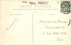 VINTAGE POSTCARD Drill De Fontainebleau Rocks Hell of Dante