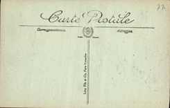 VINTAGE POSTCARD Fontainebleau the Castle Court of Ulysses