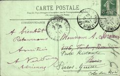 VINTAGE POSTCARD Fontainbleau the Drill the Chaos Of the Artists