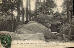 CPA Foret De Fontainebleau Caverne Des Brigands