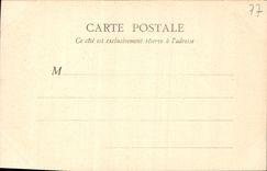 VINTAGE POSTCARD Drill De Fontainebleau Falls De Franchard after the fire