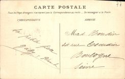 VINTAGE POSTCARD Drill De Fontainbleau Ruins Of the Hermitage Of franchard