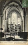 VINTAGE POSTCARD Surroundings Of Ferte Soux Jouarre Interior of the Church of Chamigny