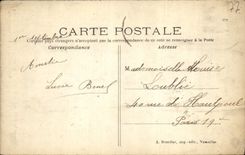 VINTAGE POSTCARD Surroundings Of Ferte Soux Jouarre Interior of the Church of Chamigny