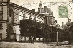 VINTAGE POSTCARD Castle De Fontainebleau Gallery Henri II and Vault St Saturnin