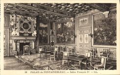 CPA Palais De Fontainebleau Salon Francois 1er