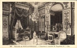 CPA Palais De Fontainebleau Chambre a Coucher De Napoleon 1er