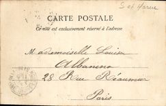 VINTAGE POSTCARD Moret On Loing the Church Seen Of the Bridge