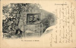 CPA Fontainebleau Rousseau Millet