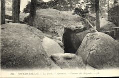 CPA Fontainebleau La Foret Apremont Caverne Des Brigands