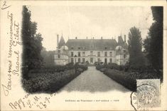 VINTAGE POSTCARD Castle Of Fontenay Face