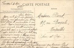 VINTAGE POSTCARD Layered branches the Martyrdom Church Ayoul Saint