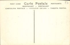 POSTAL Moret de la VENDIMIA la puerta de Borgoña o el puente y el caballo del puente