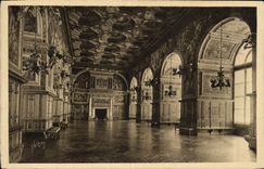 VINTAGE POSTCARD Soft France Palate De Fontainebleau Gallery Henri II