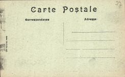 VINTAGE POSTCARD Fontainebleau the castle Seen On the oval Court