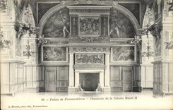 CPA Palais De Fontainebleau Cheminee De La Galerie Henri II