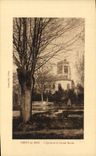 VINTAGE POSTCARD Crecy In Brie the Church And Large Morin