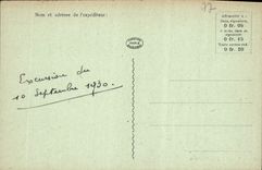 VINTAGE POSTCARD Thatches In Brie Castle Of the Abbey