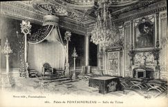 CPA Palais De Fontainebleau Salle Du Trone