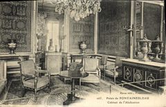 CPA Palais De Fontainebleau Cabinet De l'Abdication