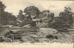CPA Fontainebleau La Foret Le Sphinx Des Druides