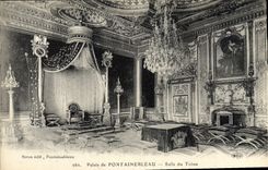 CPA Palais De Fontainebleau Salle Du Trone
