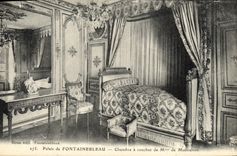 CPA Palais De Fontainebleau Chambre a Coucher De Mme de Maintenon