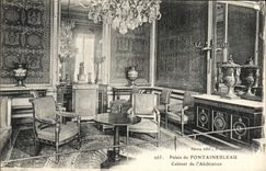 CPA Palais De Fontainebleau Cabinet De l'Abdication