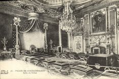 CPA Palais De Fontainebleau Salle Du Trone